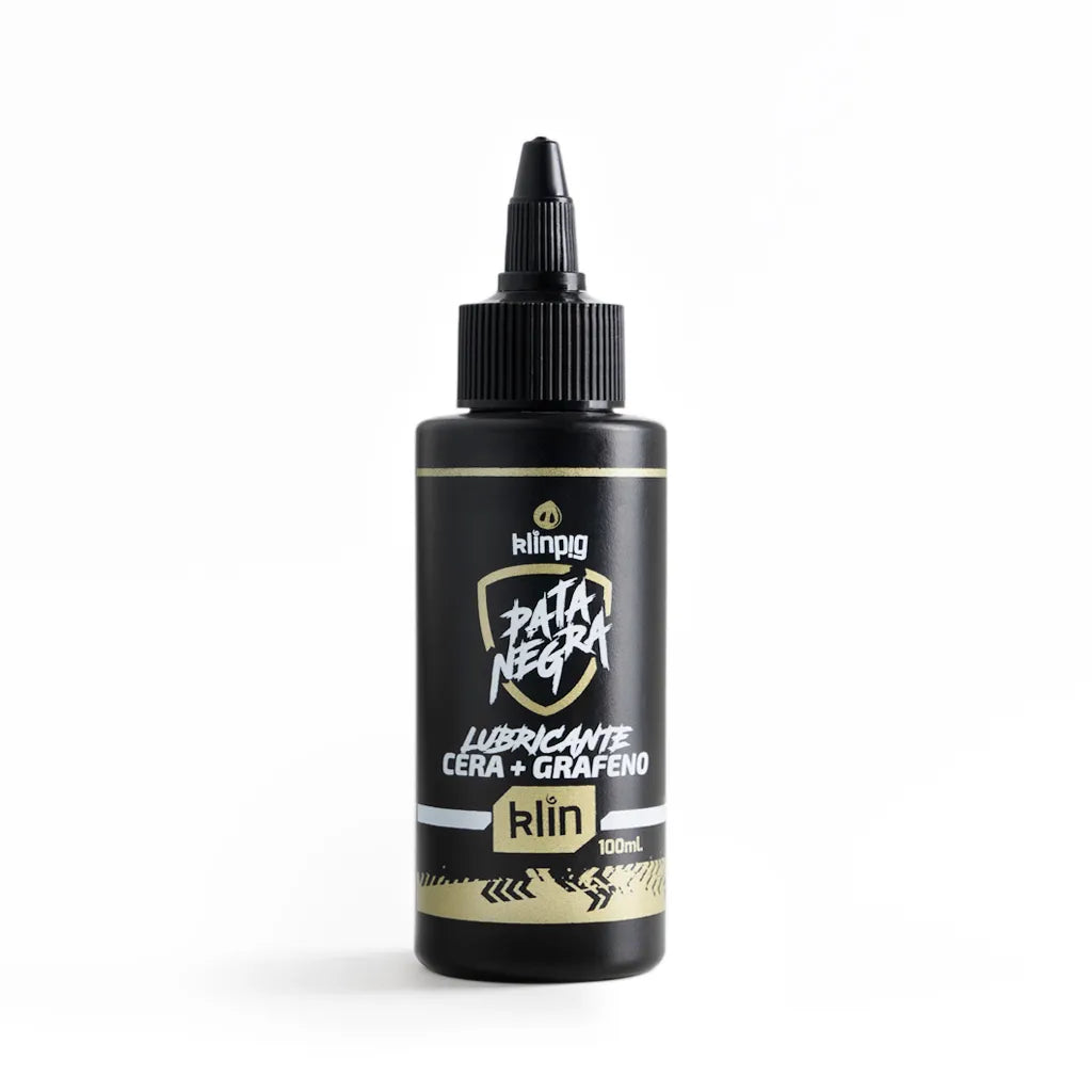 envase negro con dosificador de lubricante