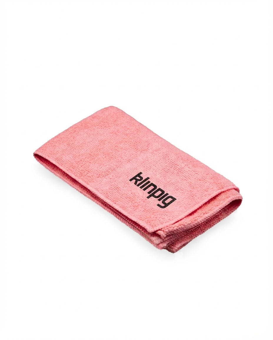 paño, microfibra, rosa