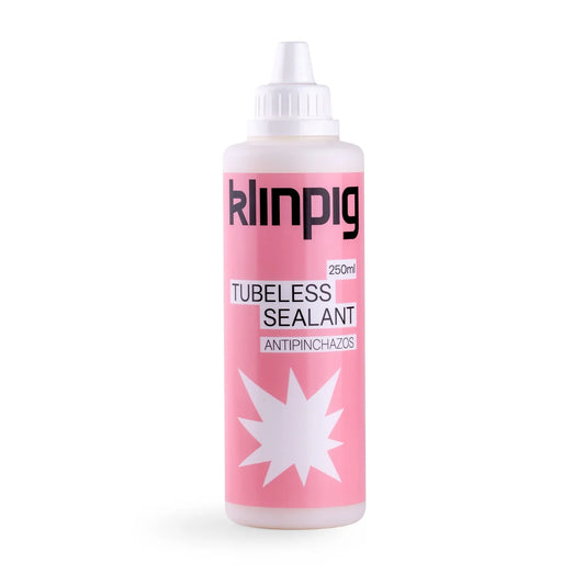 Liquido antipinchazos bici 250ml envase rosa y blanco, tubeless sealant, 