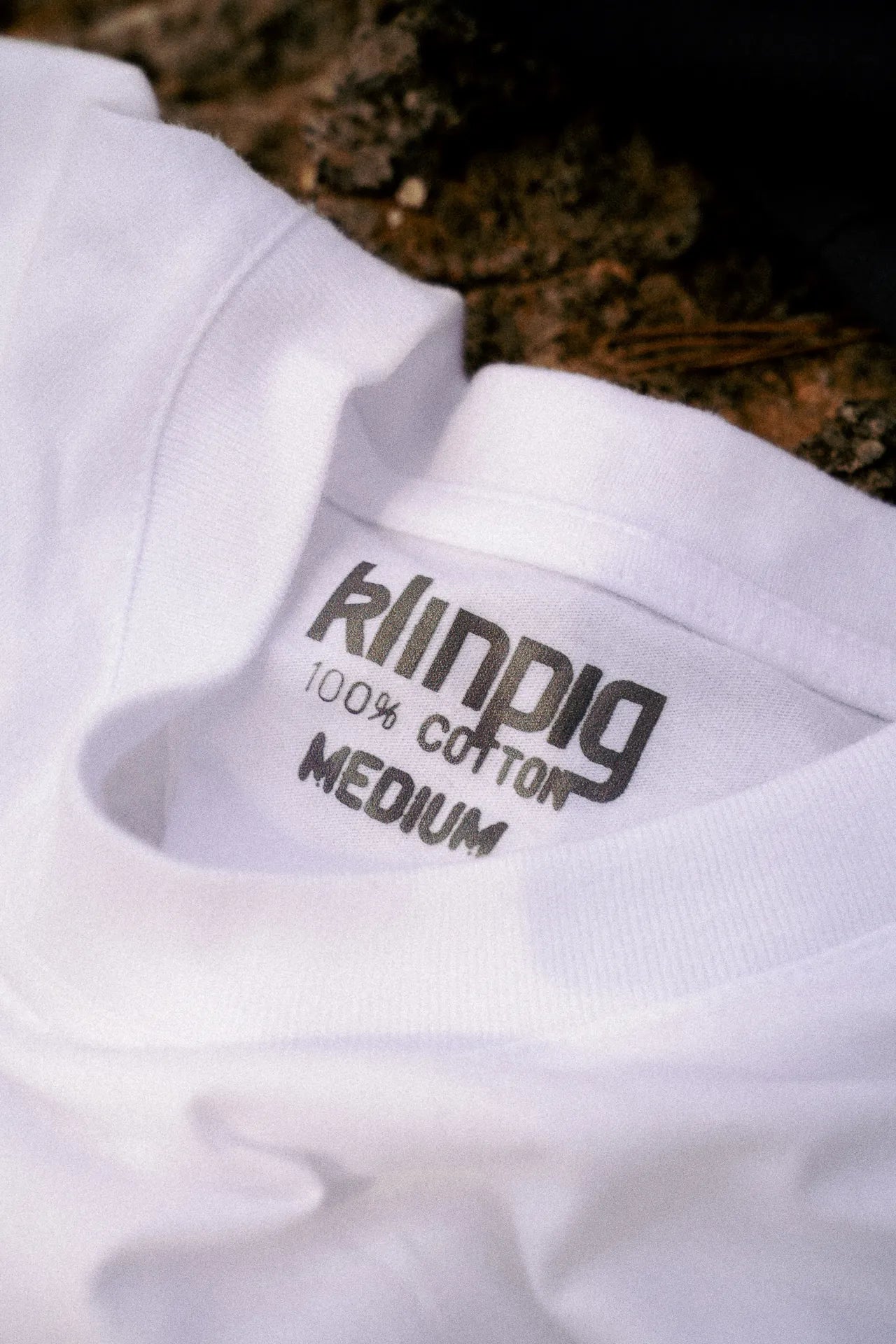 klinpig 100% cotton shirt camiseta de calidad, talla m medium camiseta blanca k l i n p i g